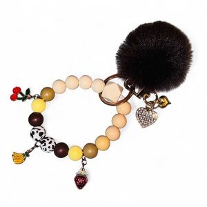 Berry Moody Women’s Silicone Beaded Keychain